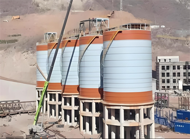 吉木萨尔高架钢板仓